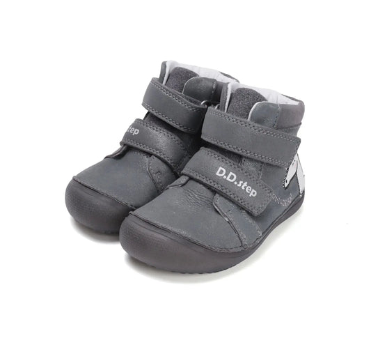 Mädchen Barfuß Dunkelgrau fluoreszierend Herbstschuhe D.D.Step