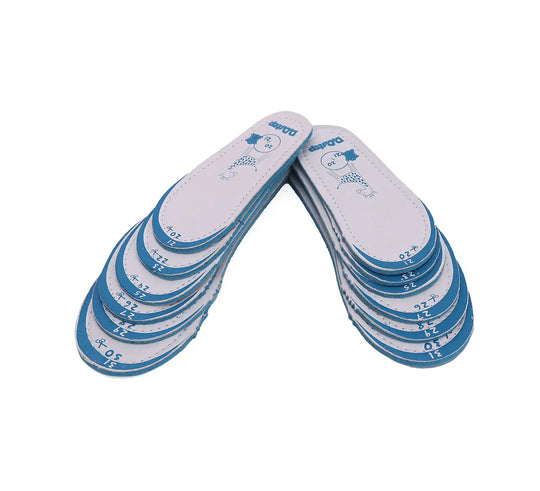 D.D.step Leder-Einlegesohlen für Kinder-Barfußschuhe