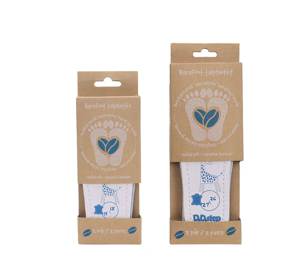 D.D.step Leder-Einlegesohlen für Kinder-Barfußschuhe