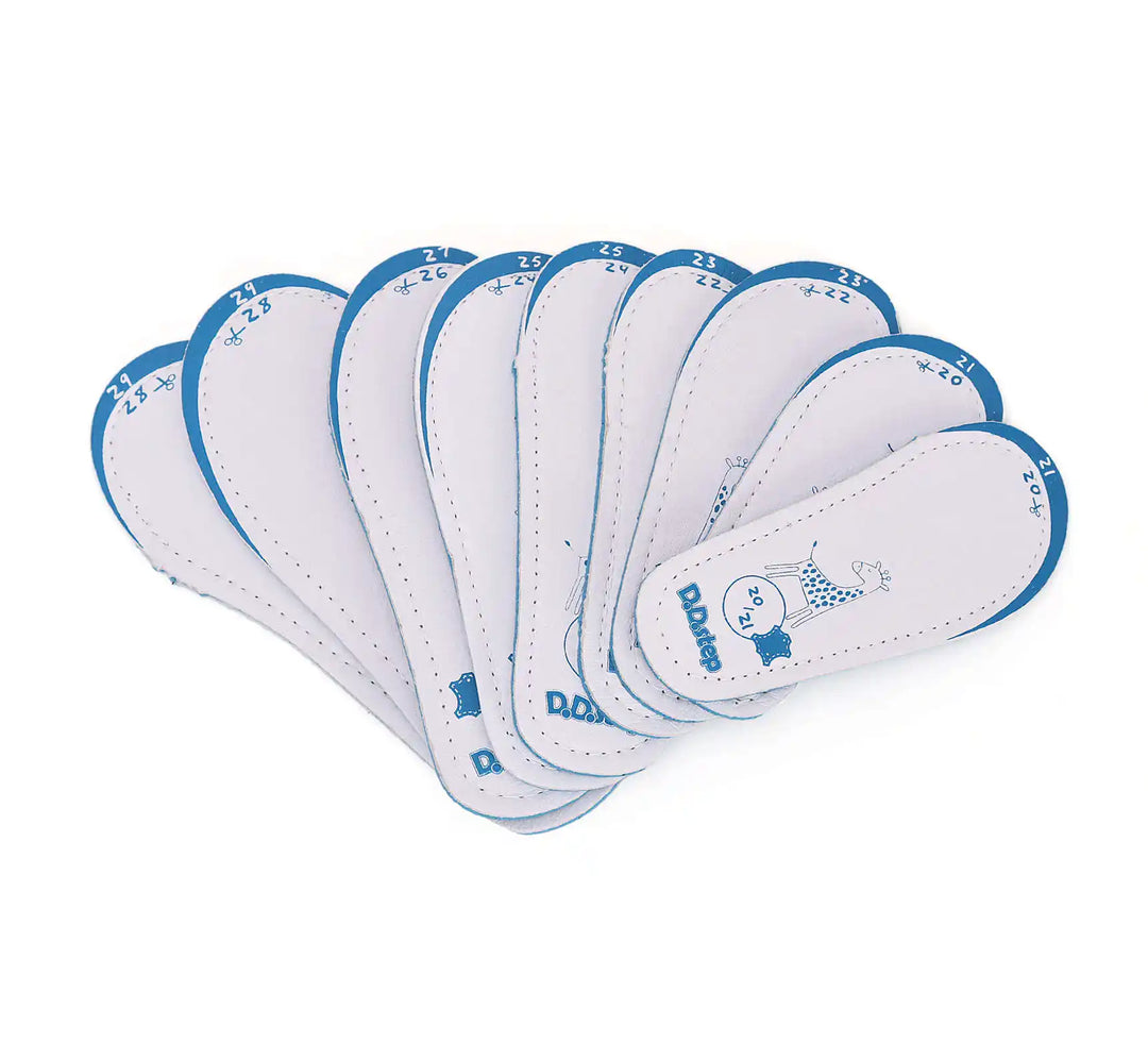 D.D.step Leder-Einlegesohlen für Kinder-Barfußschuhe