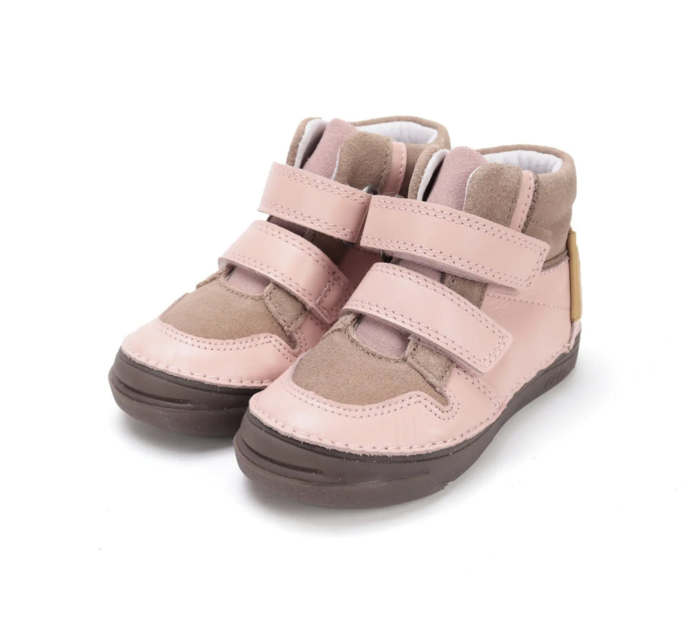 D.D.step Kinder Herbst Mädchen Lederschuhe Babyrosa