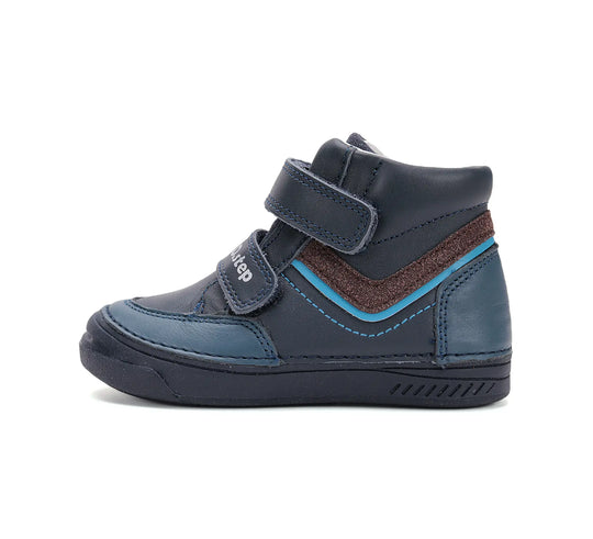 Kinder Herbst Jungen Lederschuhe Königsblau D.D.step ddstep