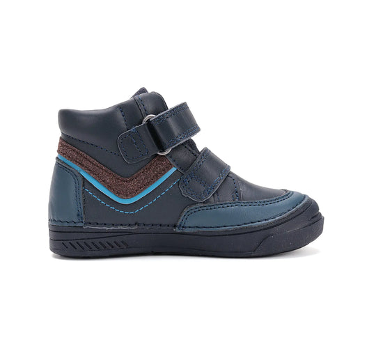 Kinder Herbst Jungen Lederschuhe Königsblau D.D.step ddstep