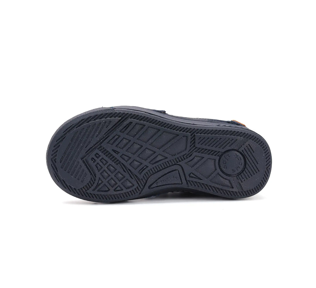 Kinder Herbst Jungen Lederschuhe Königsblau D.D.step ddstep