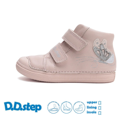 Kinder Herbst Mädchen Lederschuhe Babyrosa D.D.step ddstep