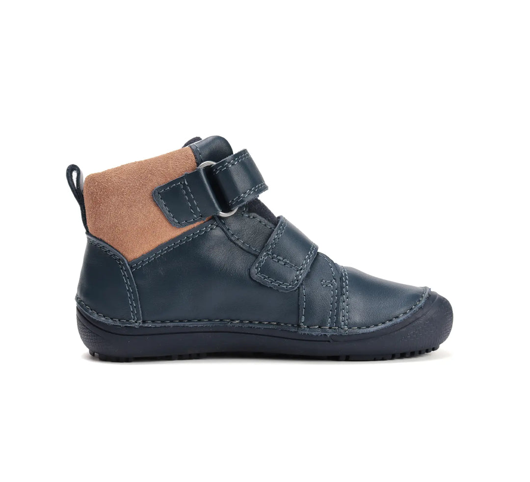 Kinder Barfuß Herbst Jungen Lederschuhe Königsblau D.D.step ddstep