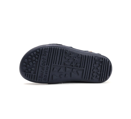 Kinder Barfuß Herbst Jungen Lederschuhe Königsblau D.D.step ddstep