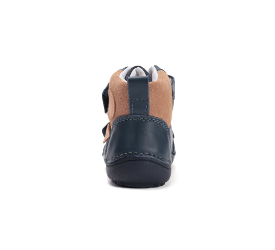 Kinder Barfuß Herbst Jungen Lederschuhe Königsblau D.D.step ddstep