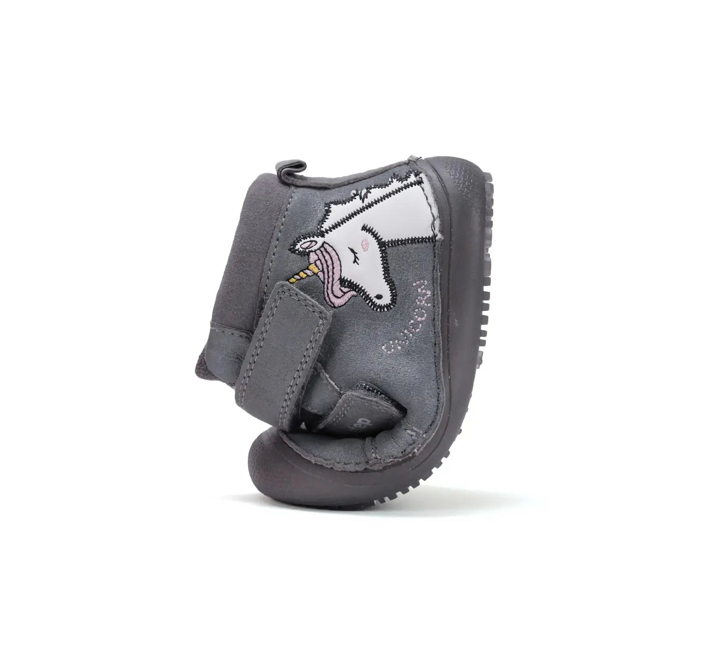 Mädchen Barfuß Dunkelgrau fluoreszierend Herbstschuhe D.D.Step