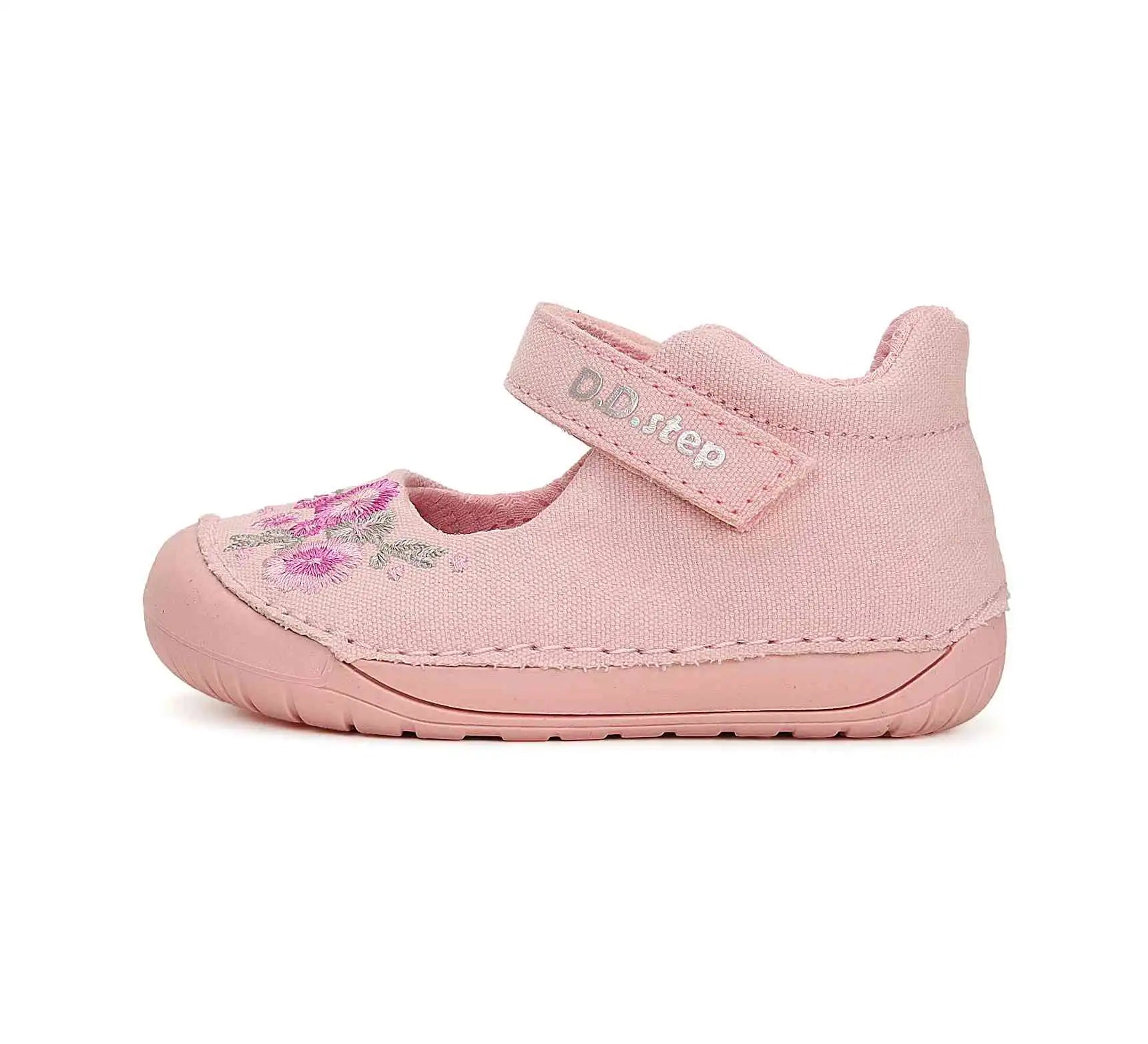 Kinder Barfuß Sandalen Mädchen Canvas Schuhe Babyrosa D.D.step ddstep
