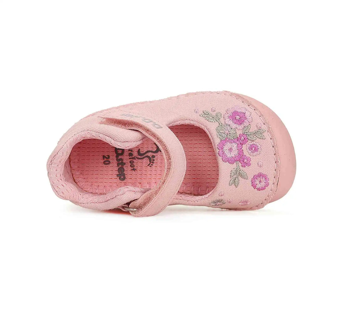 Kinder Barfuß Sandalen Mädchen Canvas Schuhe Babyrosa D.D.step ddstep