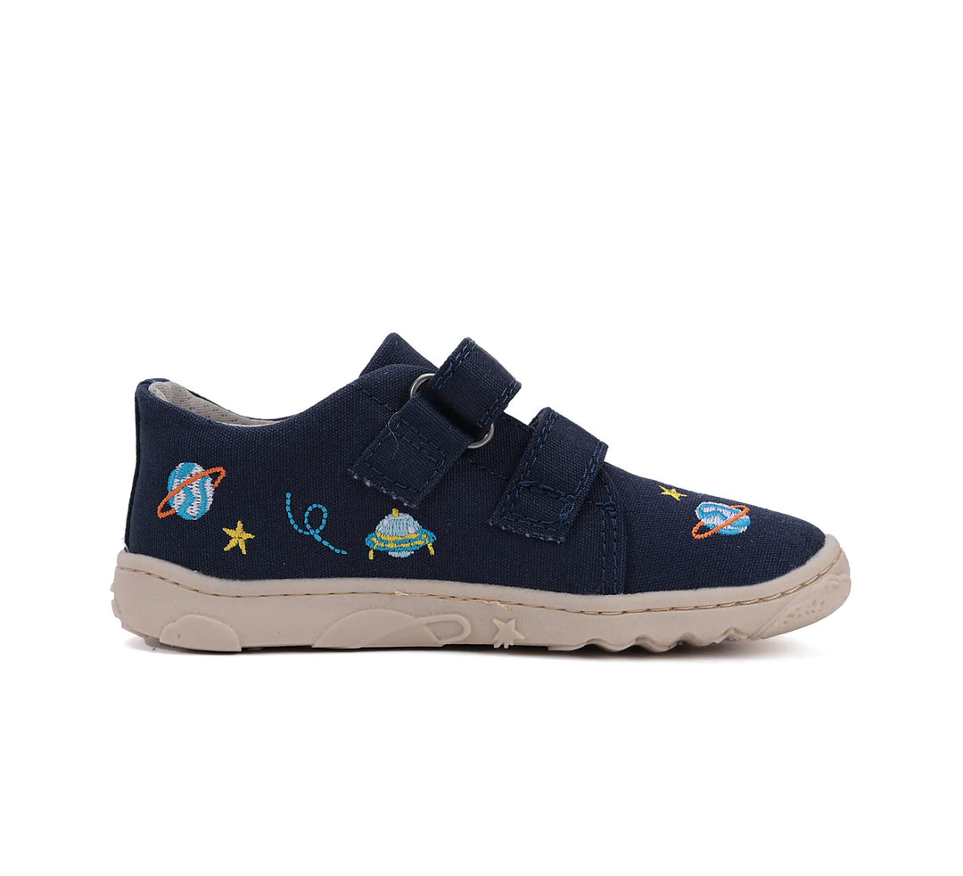 Kinder Barfuß Sneaker Jungen Canvas Schuhe Königsblau D.D.step ddstep