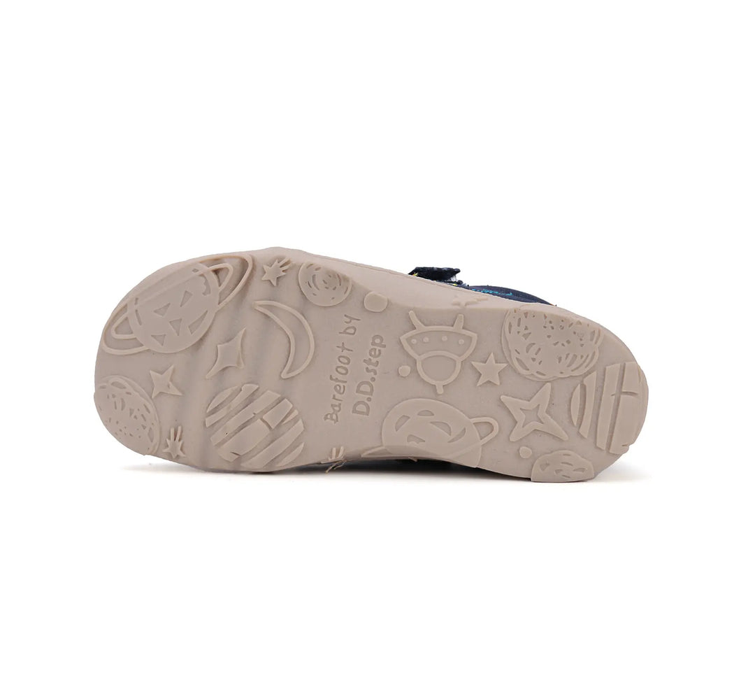 Kinder Barfuß Sneaker Jungen Canvas Schuhe Königsblau D.D.step ddstep