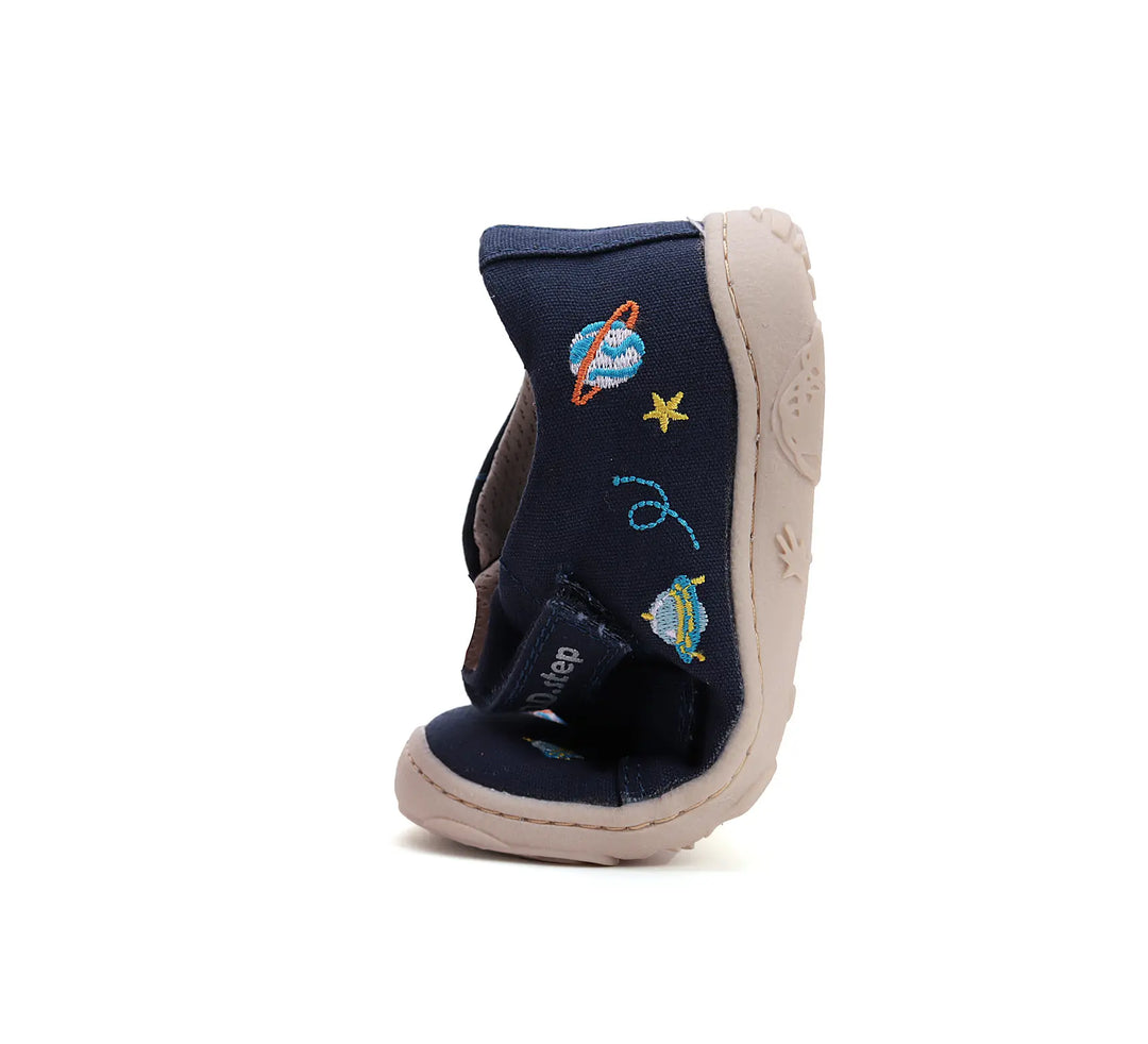 Kinder Barfuß Sneaker Jungen Canvas Schuhe Königsblau D.D.step ddstep