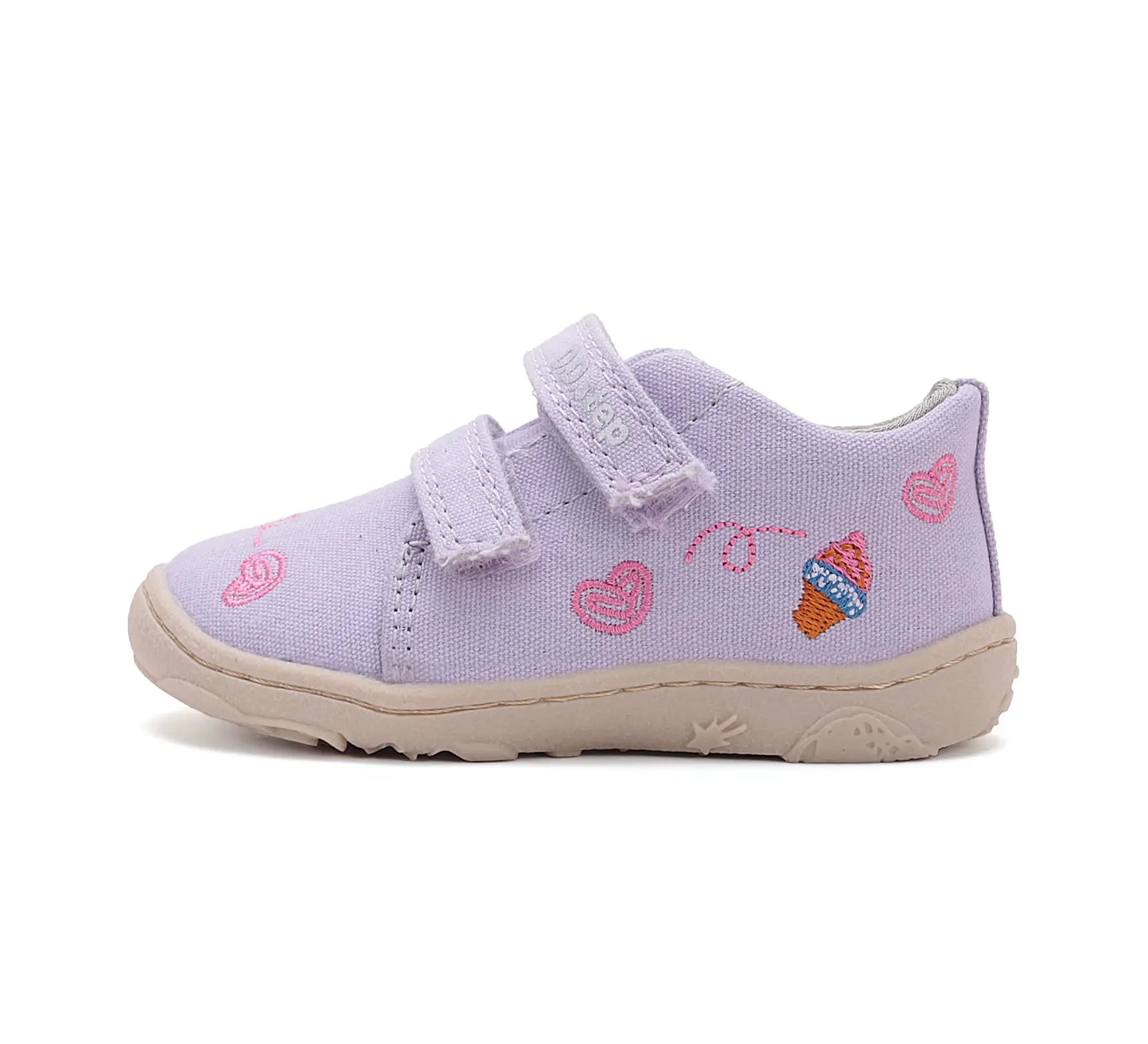 Kinder Barfuß Sneaker Mädchen Canvas Schuhe Altrosa D.D.step ddstep