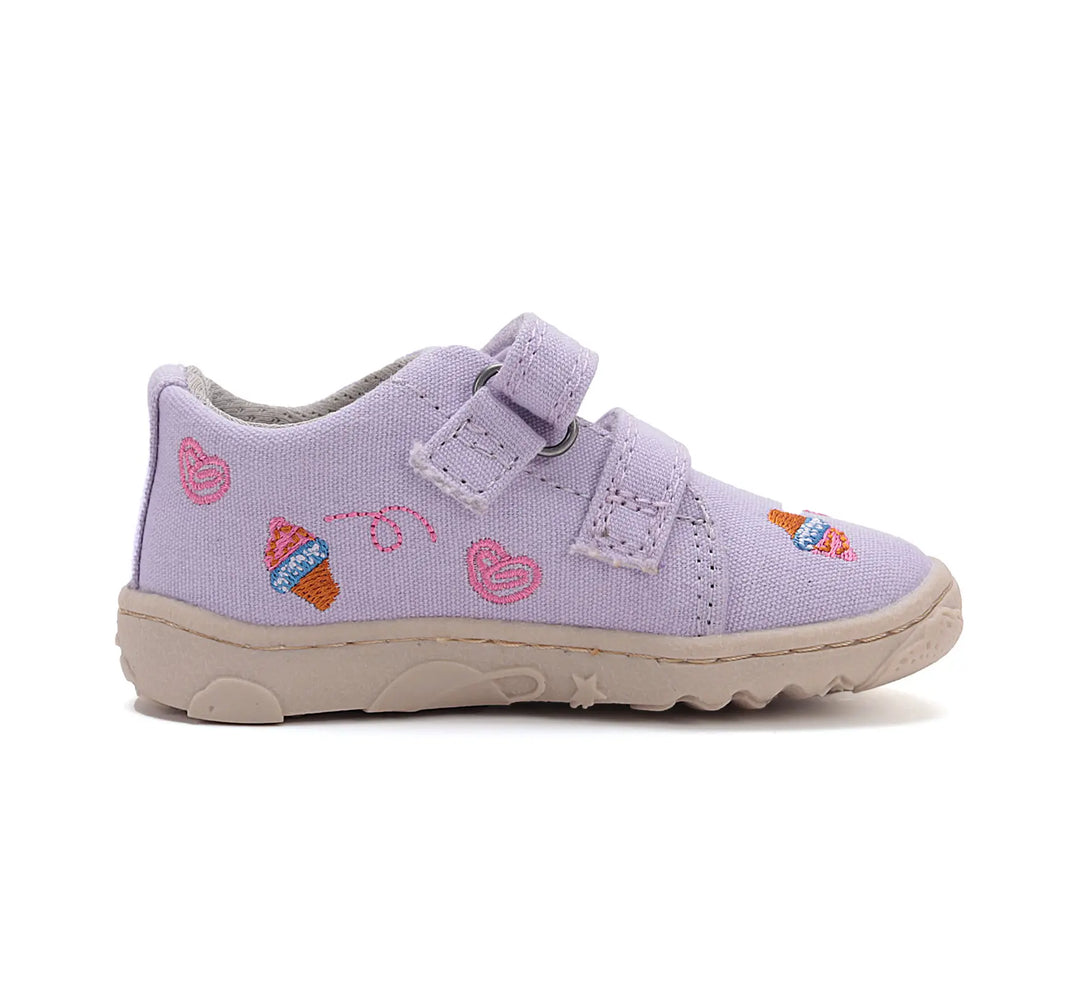 Kinder Barfuß Sneaker Mädchen Canvas Schuhe Altrosa D.D.step ddstep