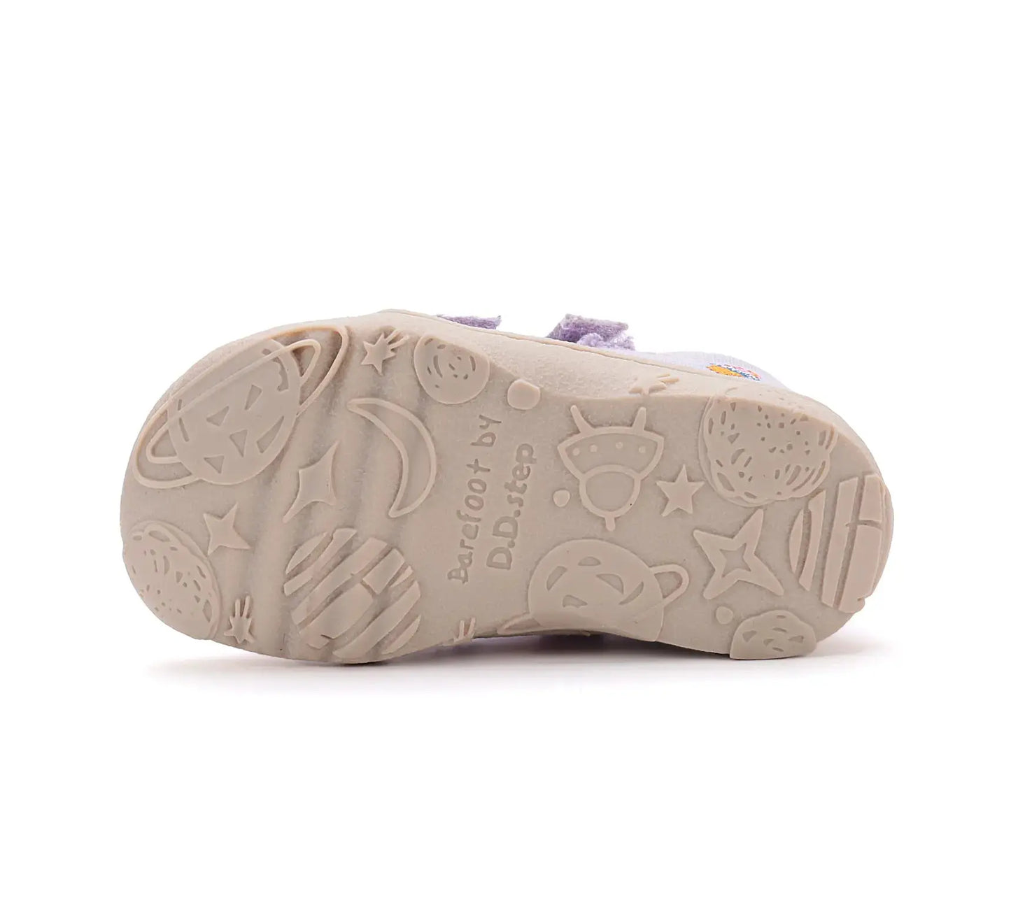 Mädchen Barfuß Mauve Canvas Schuhe D.D.Step