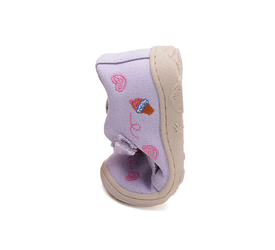 Kinder Barfuß Sneaker Mädchen Canvas Schuhe Altrosa D.D.step ddstep