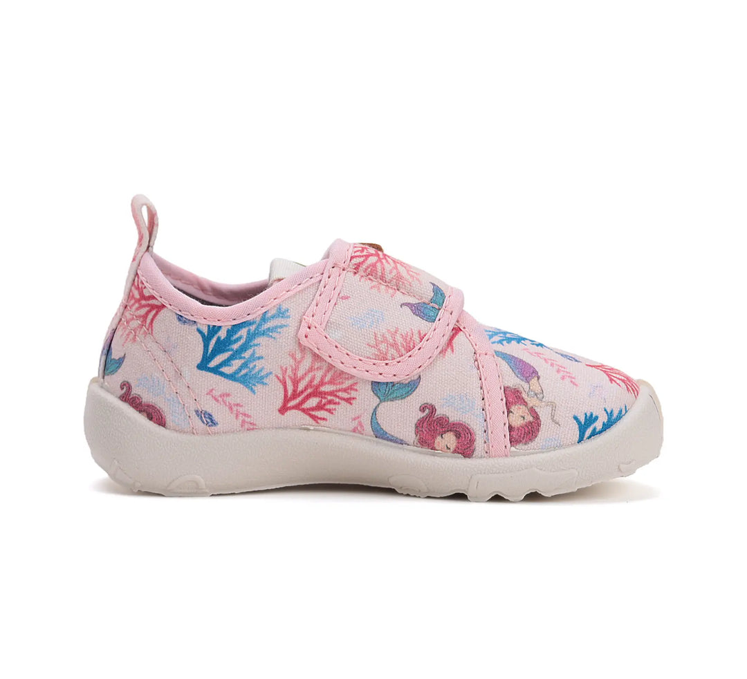 Kinder Barfuß Sneaker Mädchen Canvas Schuhe Babyrosa D.D.step ddstep