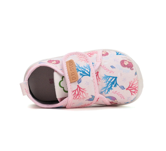 Kinder Barfuß Sneaker Mädchen Canvas Schuhe Babyrosa D.D.step ddstep