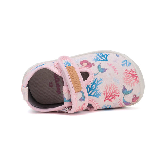 Kinder Barfuß Sneaker Mädchen Canvas Schuhe Babyrosa D.D.step ddstep