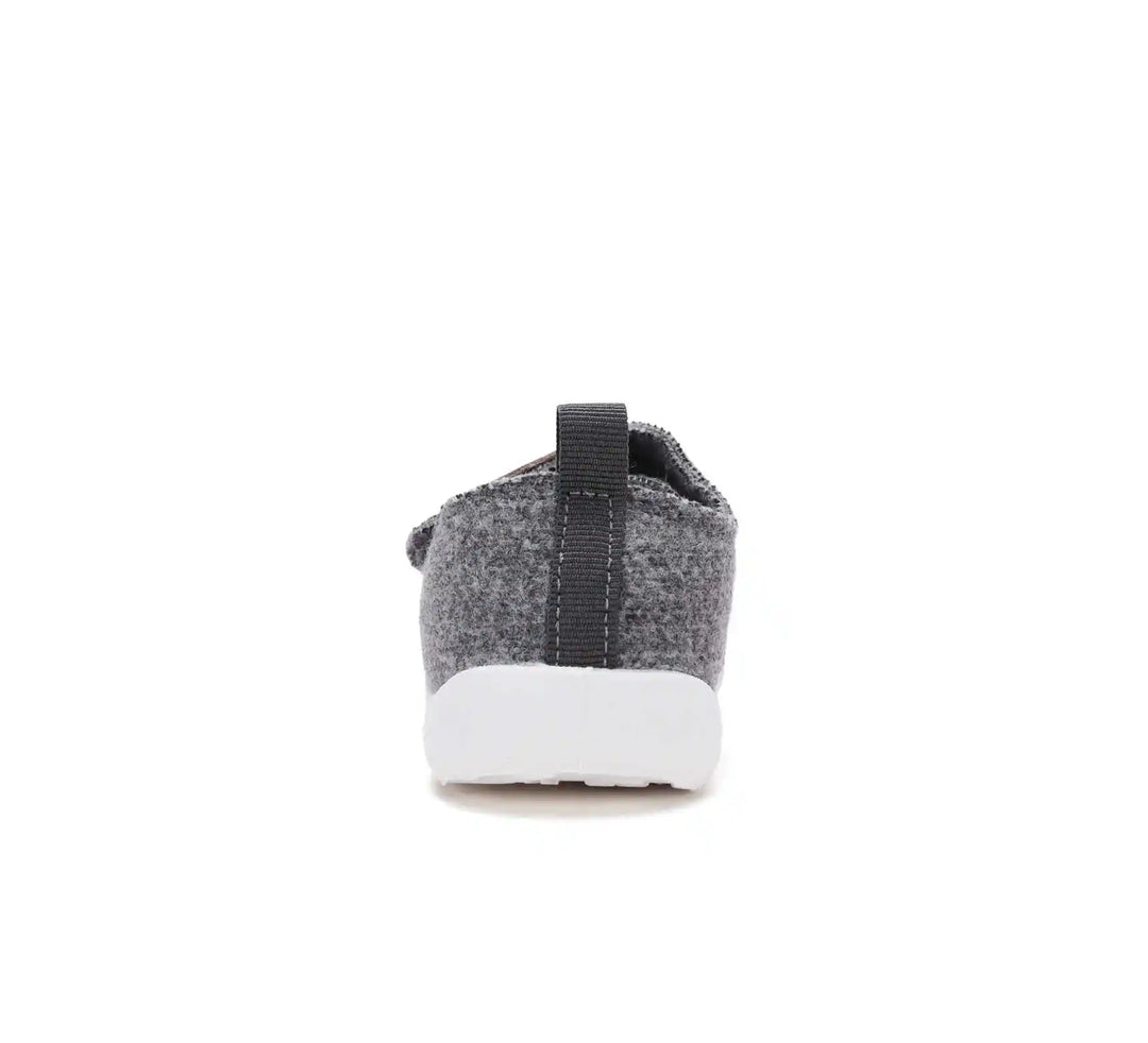 D.D.step Kinder Barfuß-Fleece-Sneaker Grau C086-62686B