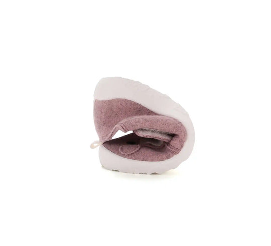 D.D.step Mädchen Barfuß-Fleece-Sneaker Rosa-Grau C086-62686G