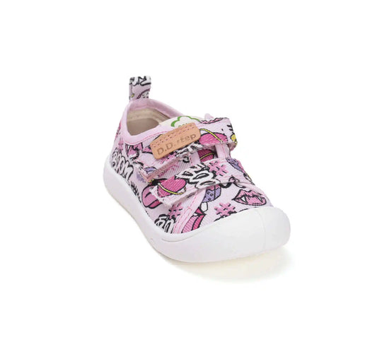 D.D.step Kinder Sport Sneaker Mädchen Canvas Schuhe Babyrosa