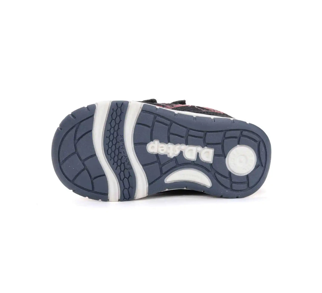 D.D.step Kinder Sport Sneaker Jungen Canvas Schuhe Königsblau