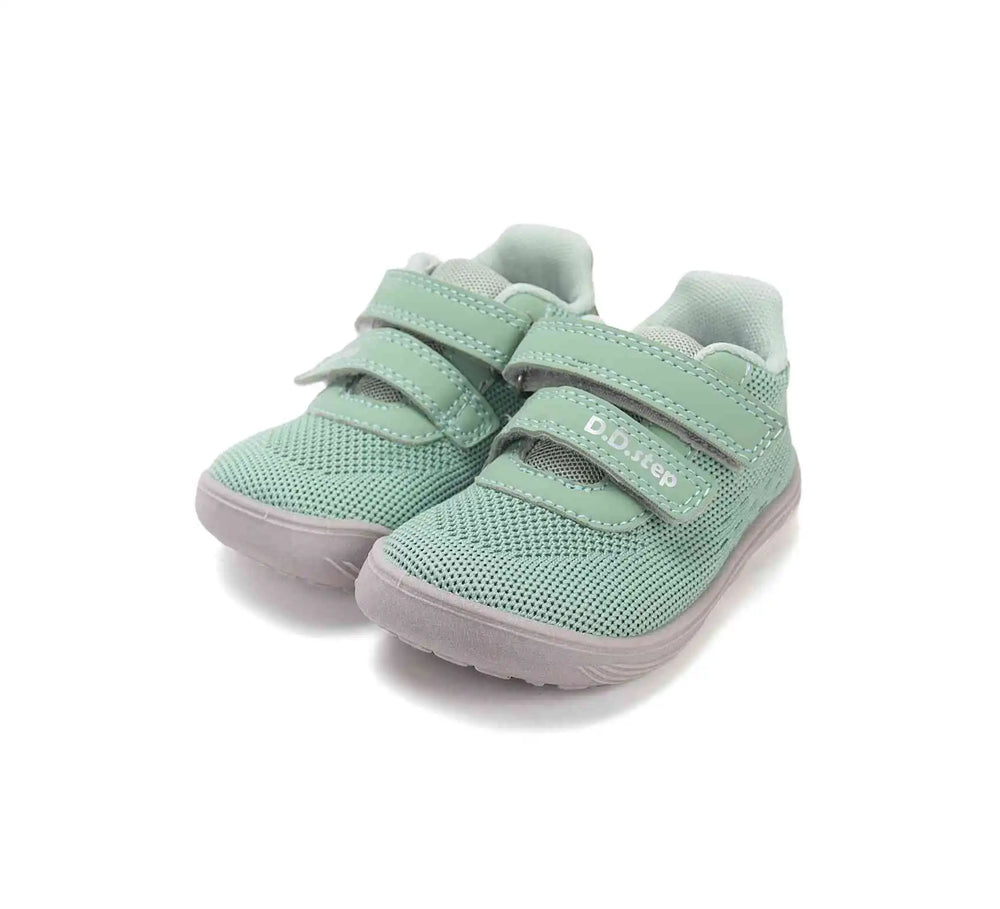 D.D.step Kinder Barfuß Sport Jungen Stoffschuhe Moosgrün