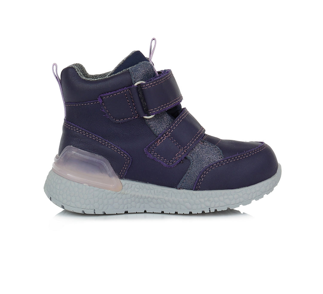 D.D.step Mädchen Übergangsschuhe Lila F61-365B AQUA-TEX