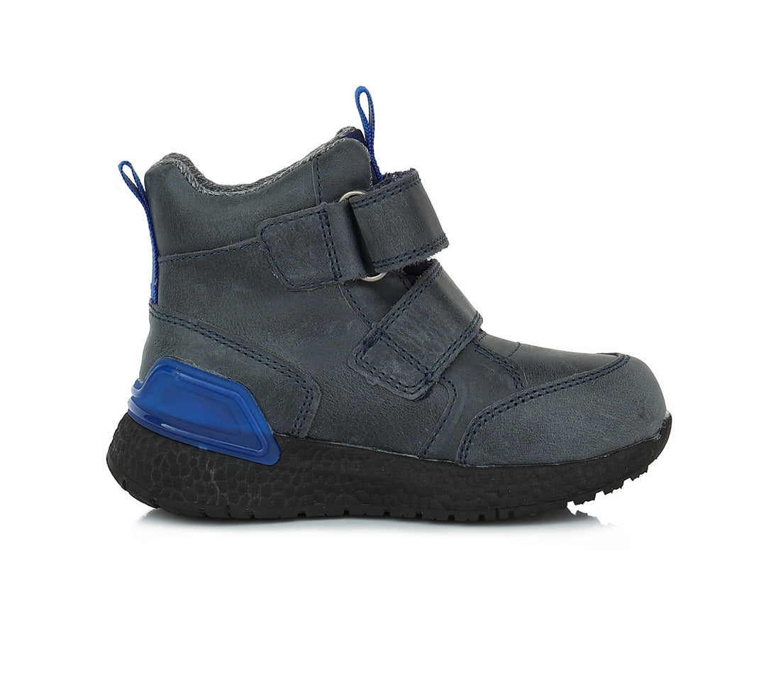 D.D.step Jungen Übergangsschuhe Königsblau F61-365 AQUA-TEX
