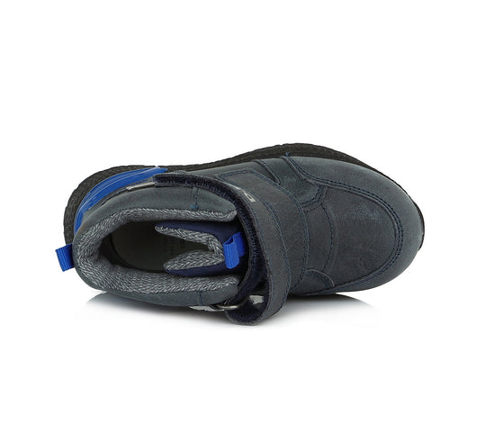 D.D.step Jungen Übergangsschuhe Königsblau F61-365 AQUA-TEX
