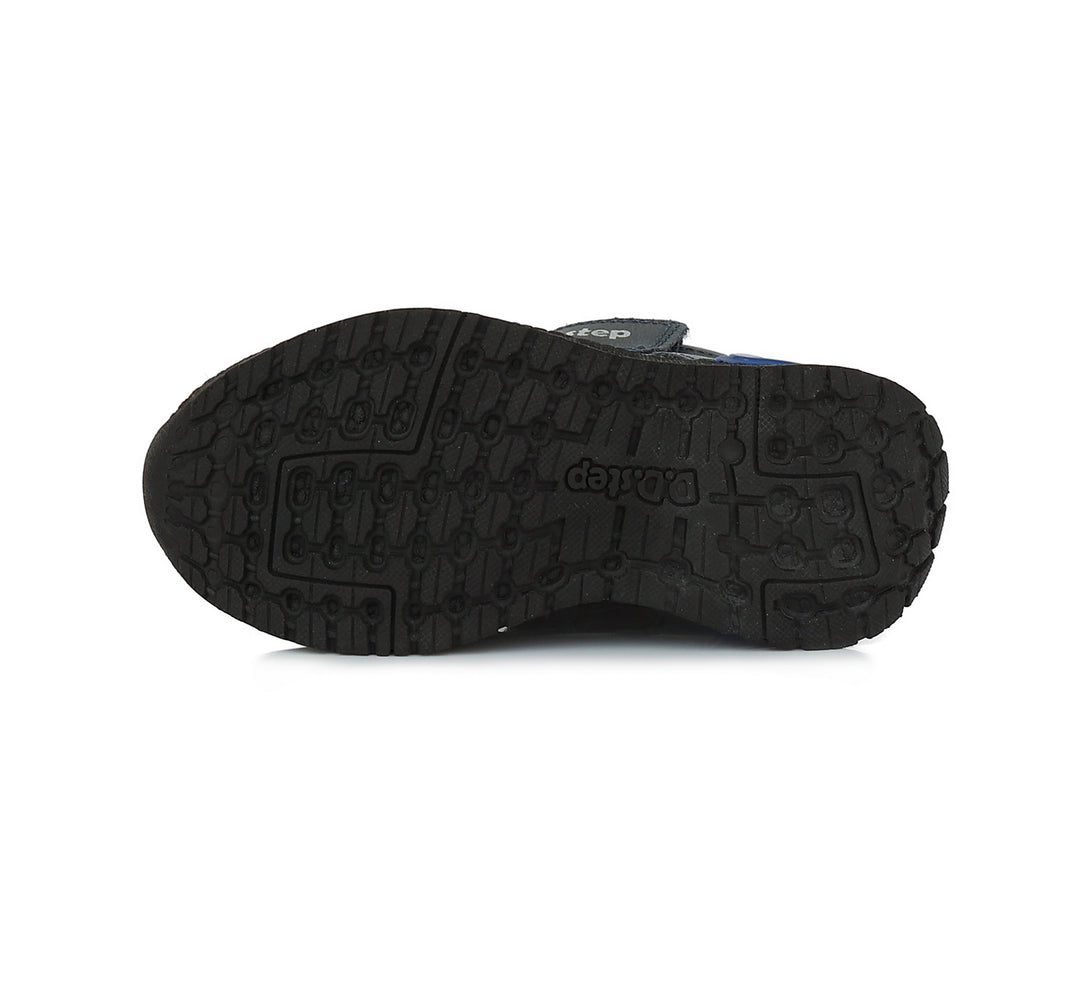 D.D.step Jungen Übergangsschuhe Königsblau F61-365 AQUA-TEX