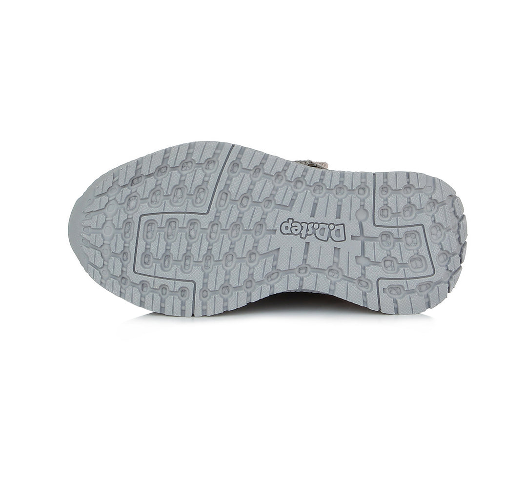 D.D.step Mädchen Übergangsschuhe Grau F61-906B AQUA-TEX