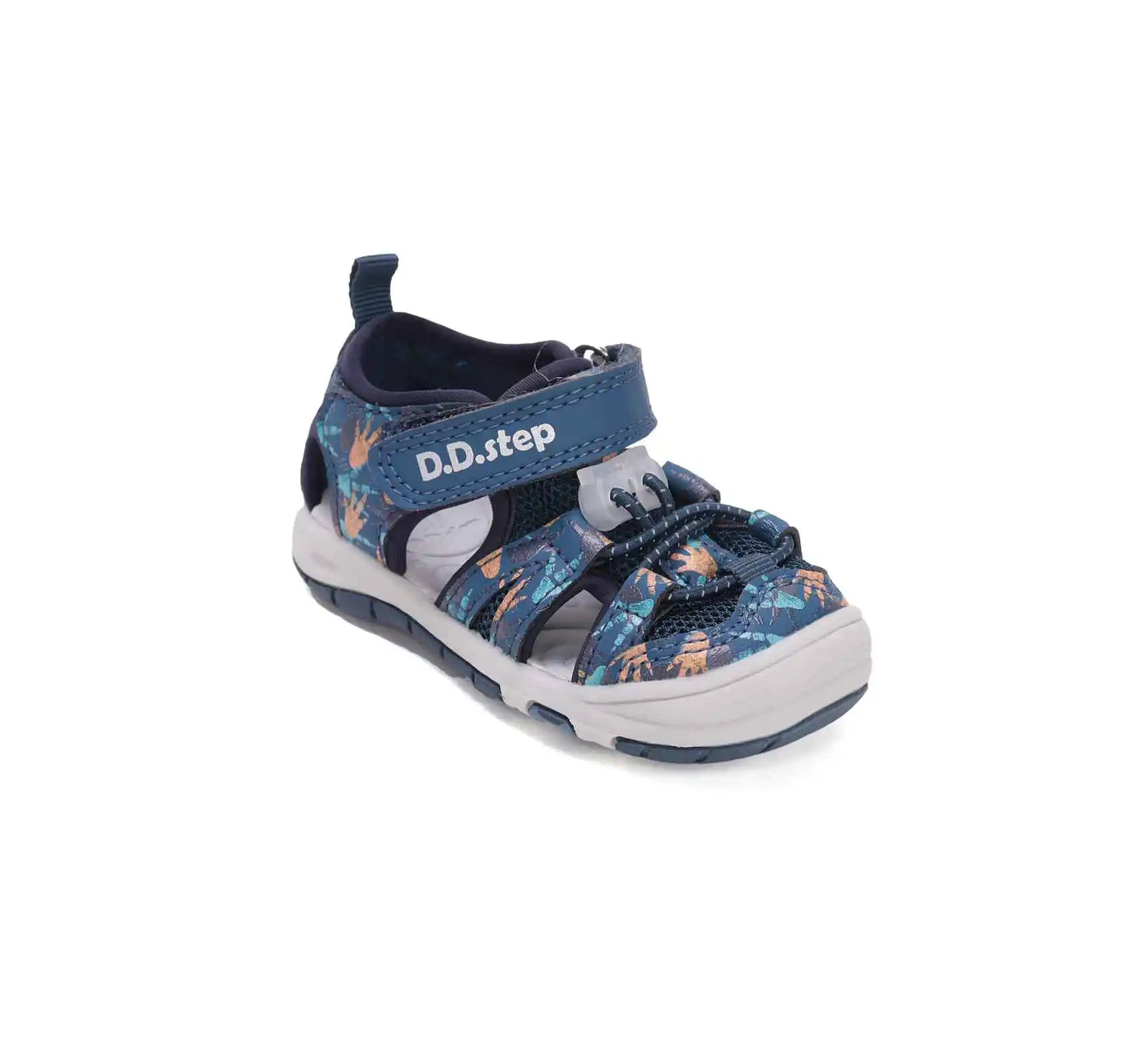 D.D.step Kinder Sport Sandalen Jungen Stoffschuhe Königsblau