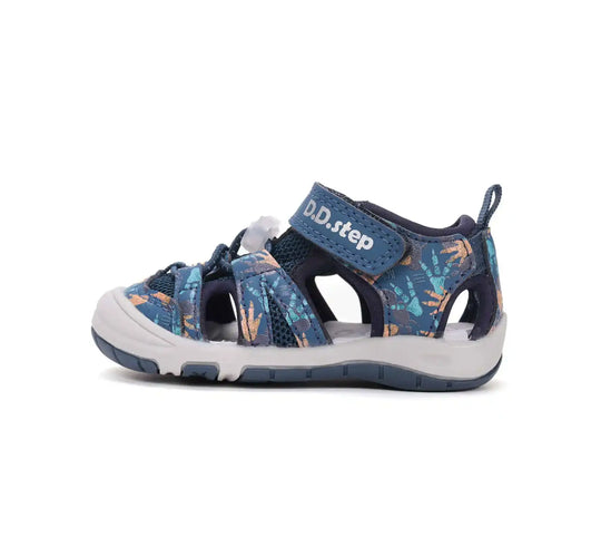 Kinder Sport Sandalen Jungen Stoffschuhe Königsblau D.D.step ddstep