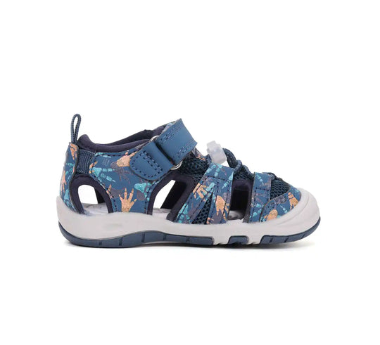 D.D.step Kinder Sport Sandalen Jungen Stoffschuhe Königsblau