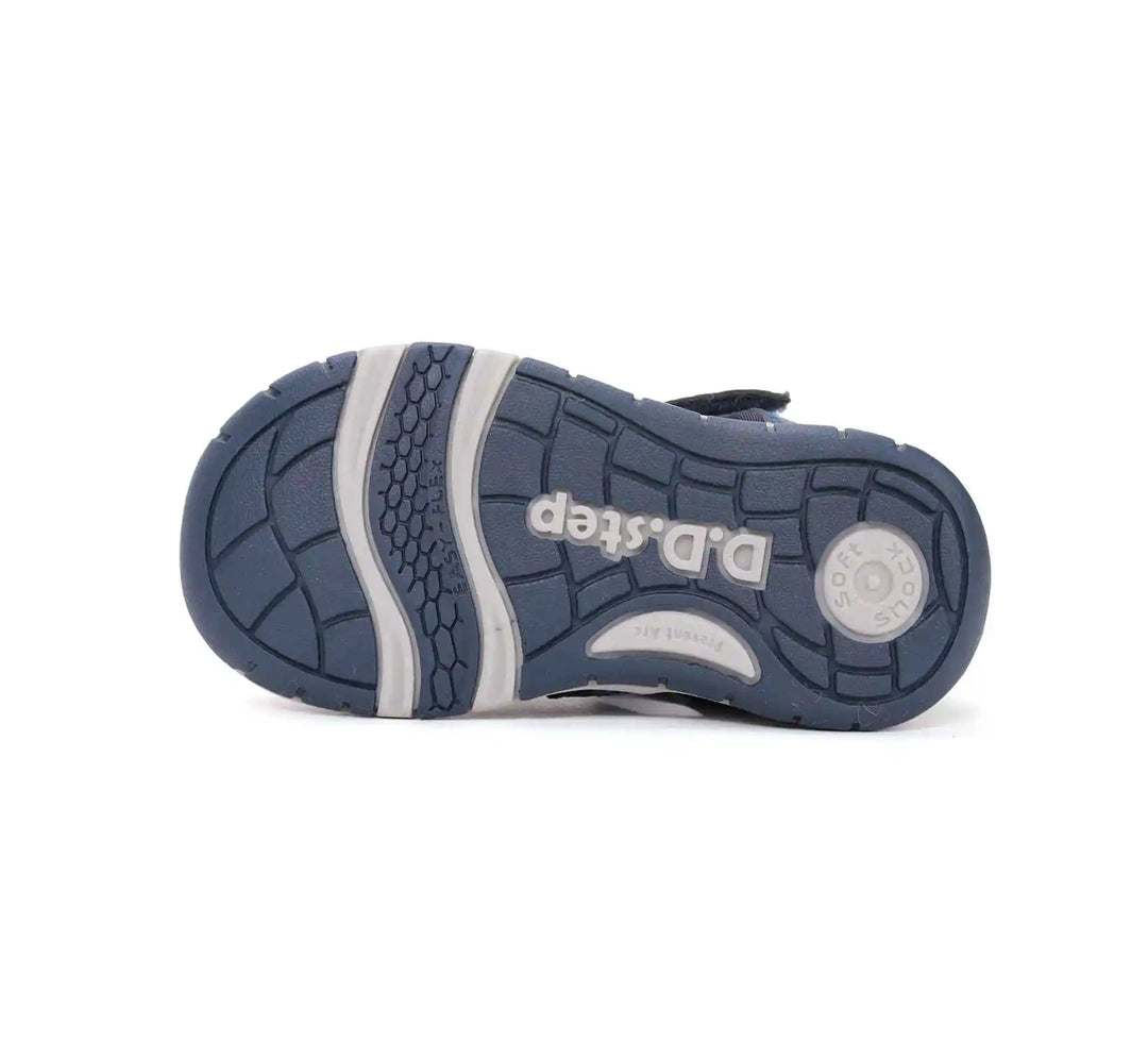 D.D.step Kinder Sport Sandalen Jungen Stoffschuhe Königsblau