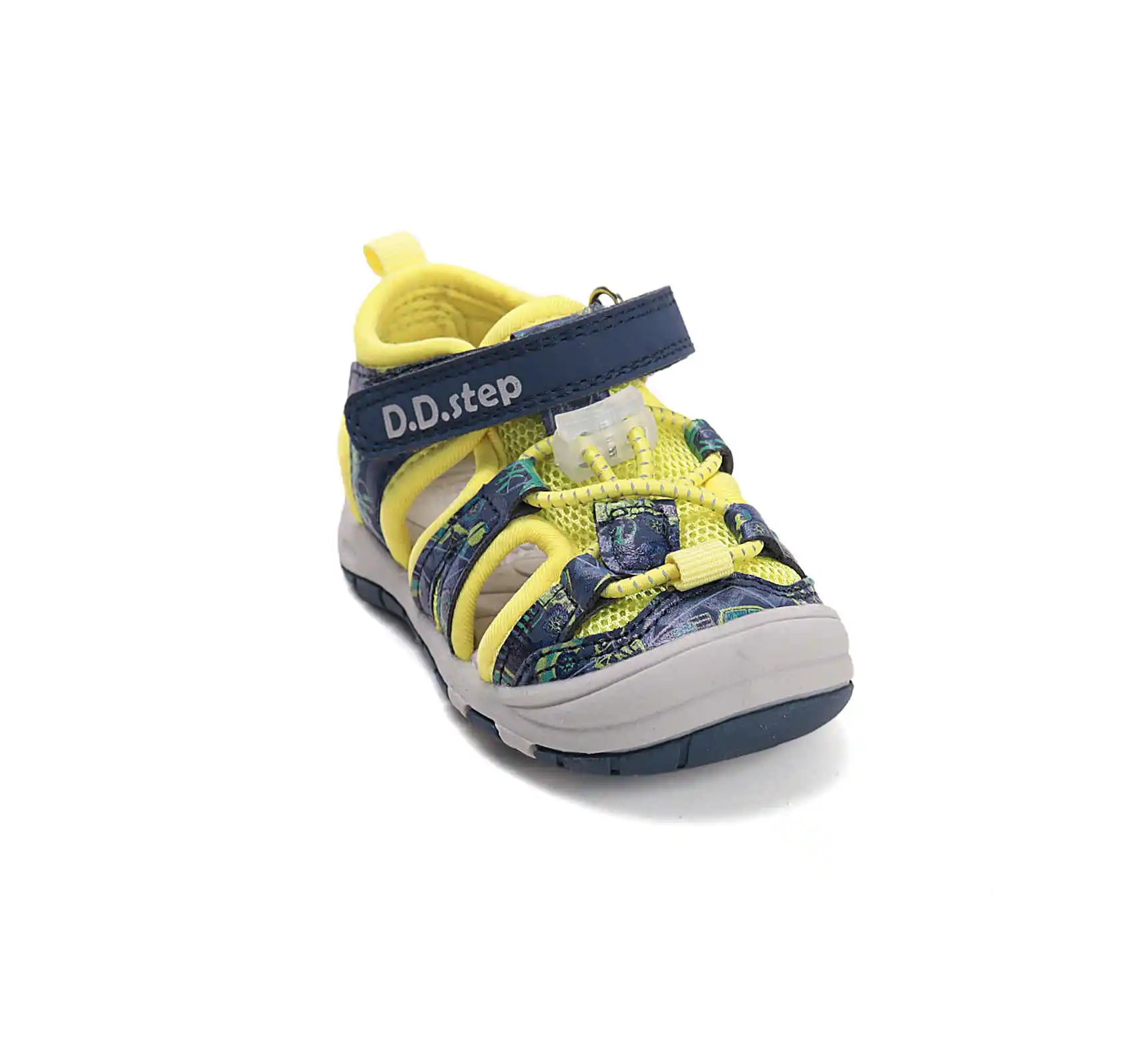 D.D.step Kinder Sport Sandalen Jungen Stoffschuhe Gelb-Blau