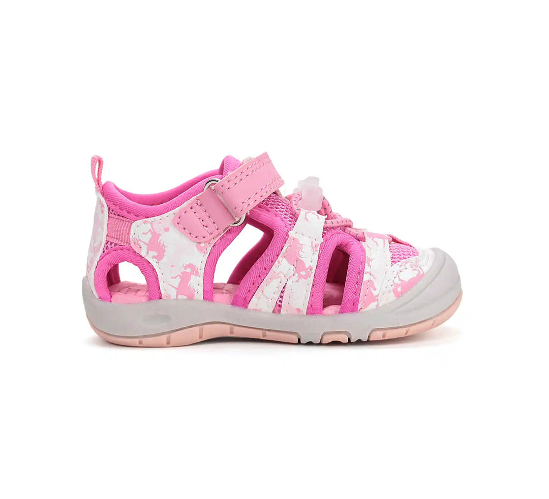 D.D.step Kinder Sport Sandalen Mädchen Stoffschuhe Hellrosa