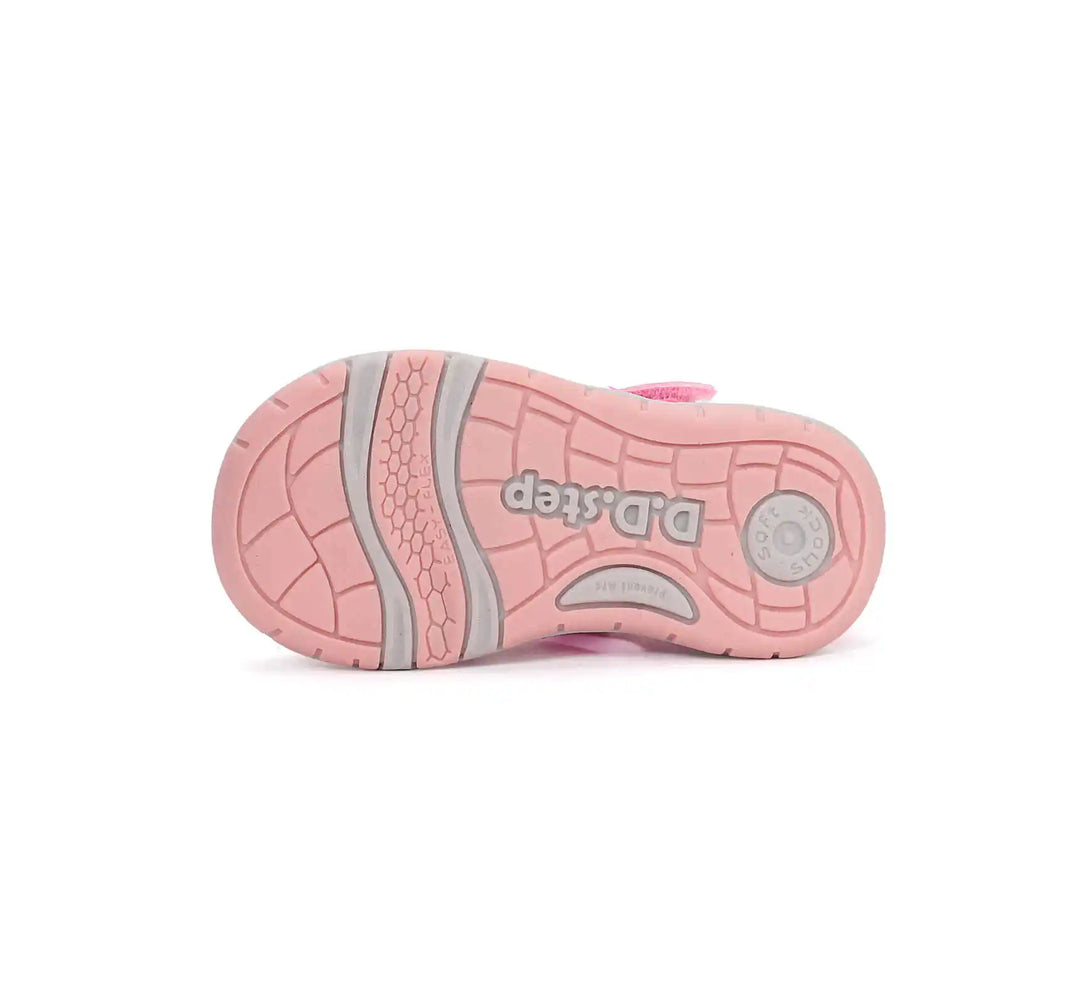 D.D.step Kinder Sport Sandalen Mädchen Stoffschuhe Hellrosa