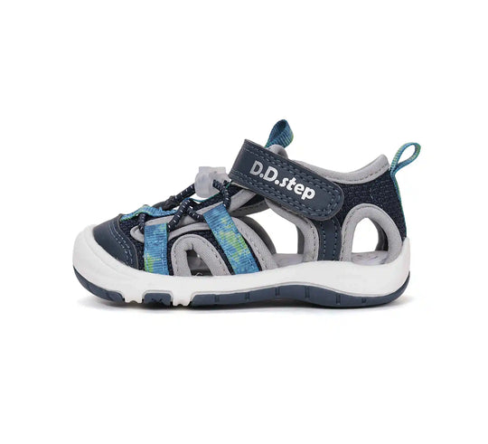 DDstep Kinder Sport Sandalen Jungen Stoffschuhe Königsblau