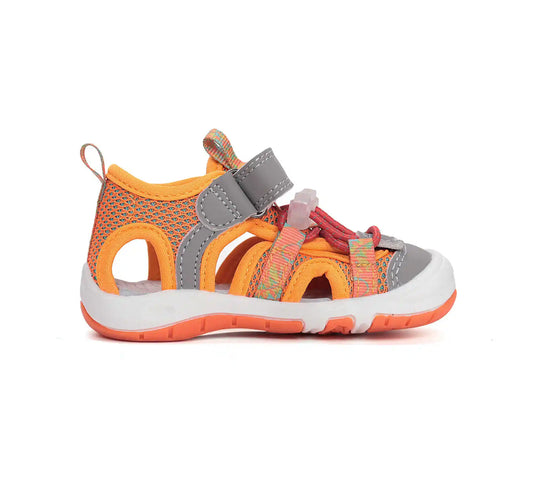D.D.step Kinder Sport Sandalen Jungen Stoffschuhe Orange
