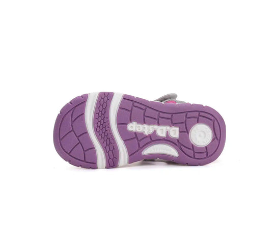 D.D.step Kinder Sport Sandalen Mädchen Stoffschuhe Rubinrot