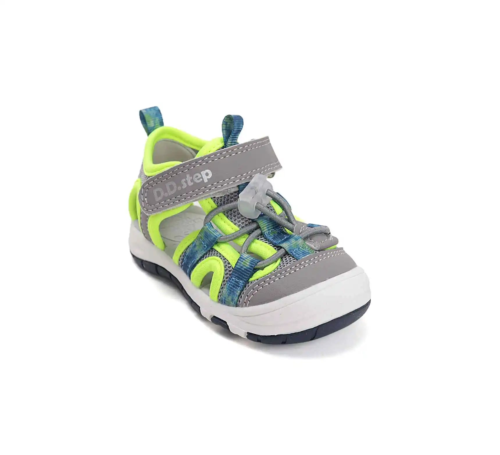 D.D.step Kinder Sport Sandalen Jungen Gelb-Grau