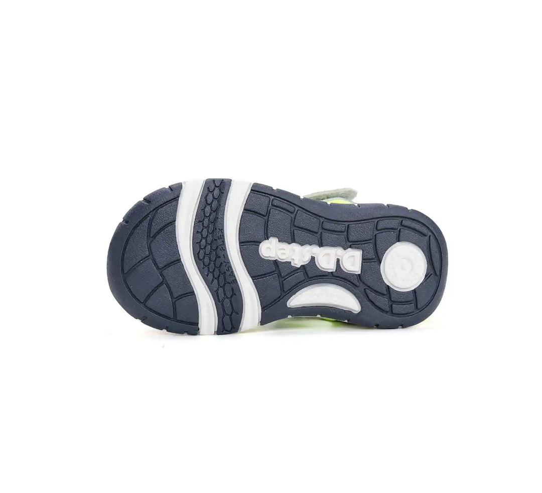  D.D.step Kinder Sport Sandalen Jungen Gelb-Grau Stoffschuhe – Schnelltrocknende und bequeme Außenschuhe für D.D.step Kinder.