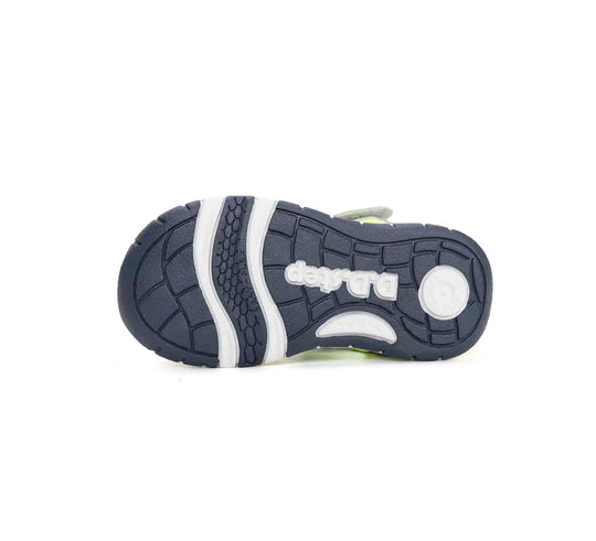  D.D.step Kinder Sport Sandalen Jungen Gelb-Grau Stoffschuhe – Schnelltrocknende und bequeme Außenschuhe für D.D.step Kinder.