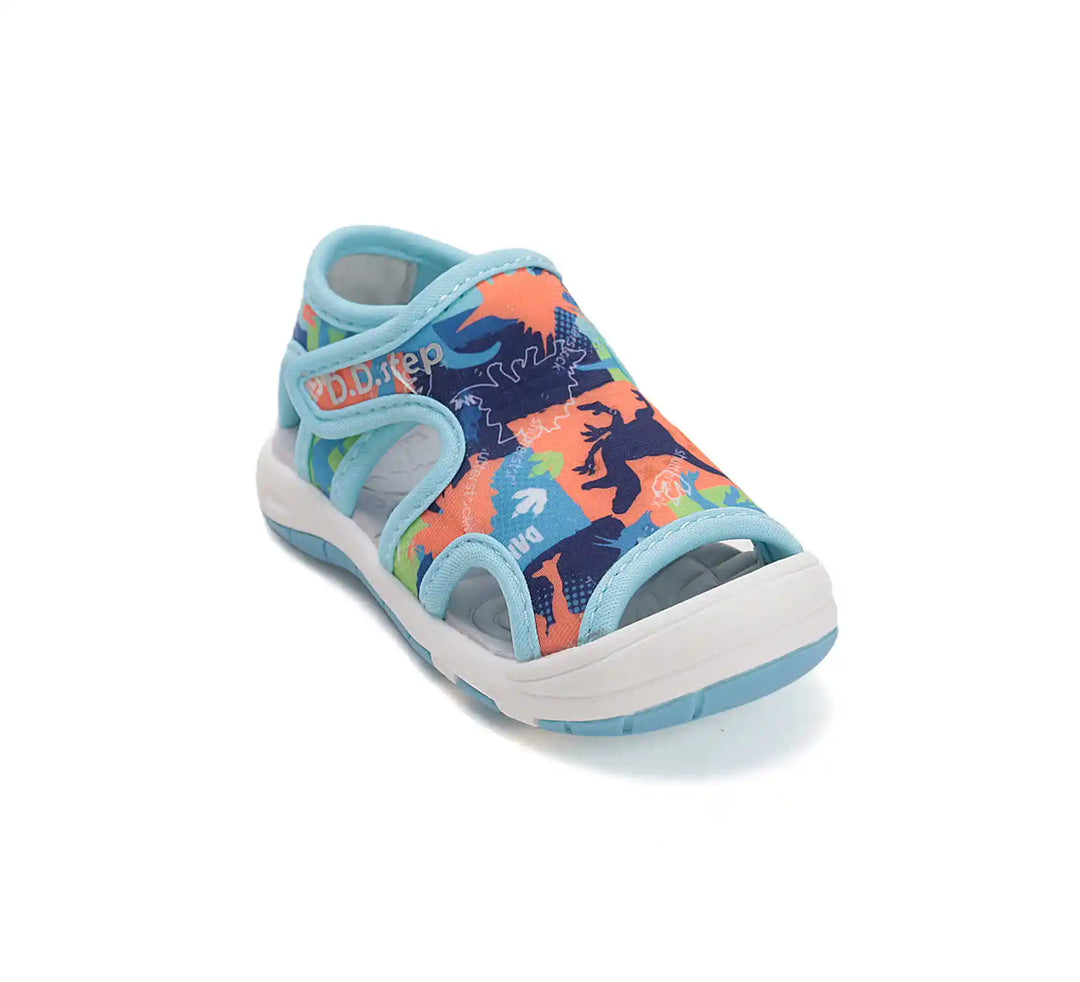 D.D.step Kinder Sport Sandalen Jungen Stoffschuhe Hellblau