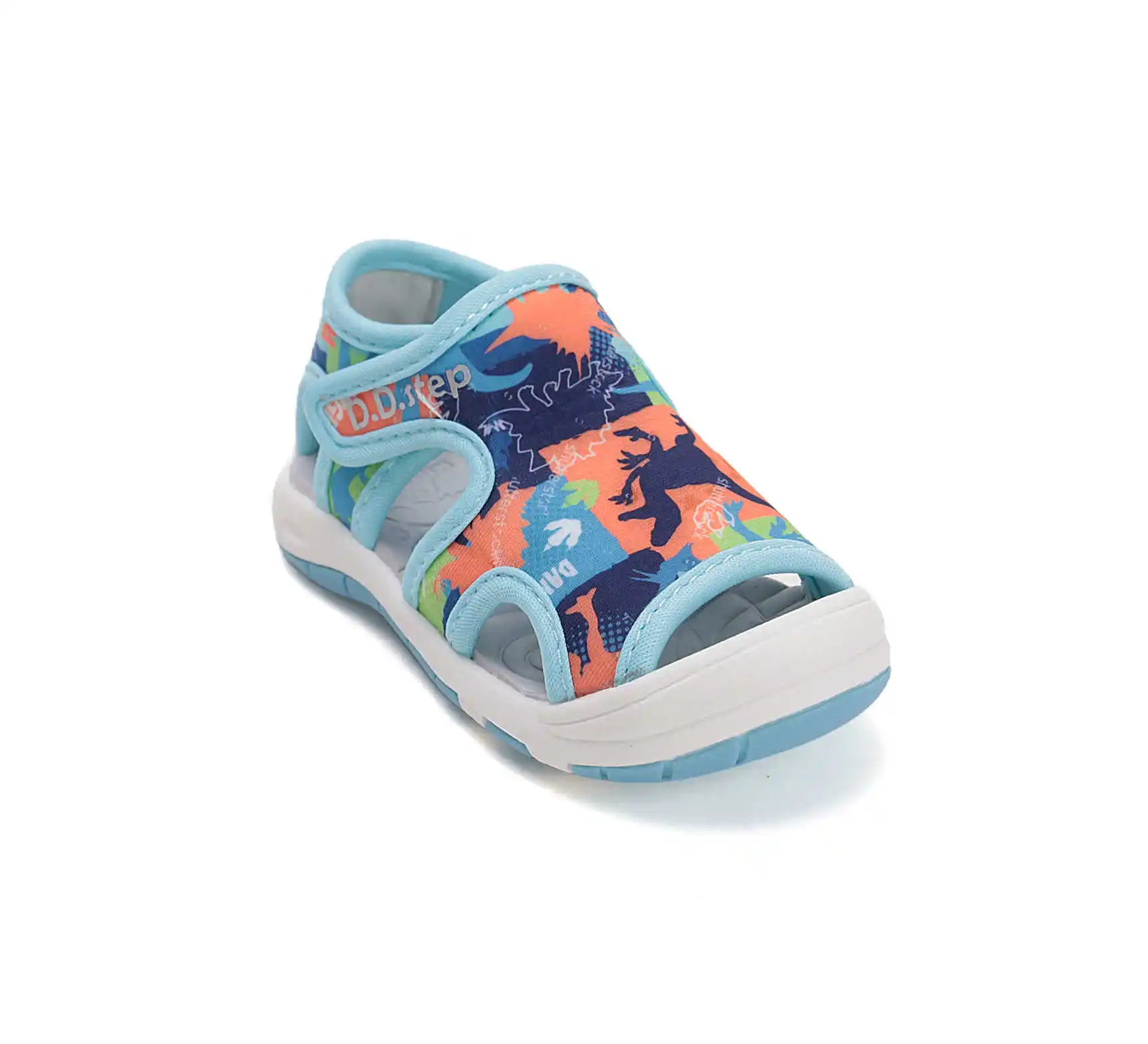 D.D.step Kinder Sport Sandalen Jungen Stoffschuhe Hellblau